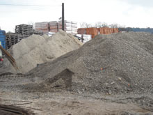 sljunak i pesak na stovaristu